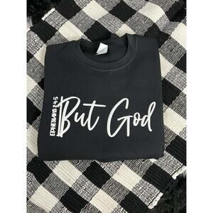 But God Puff Sweatshirt